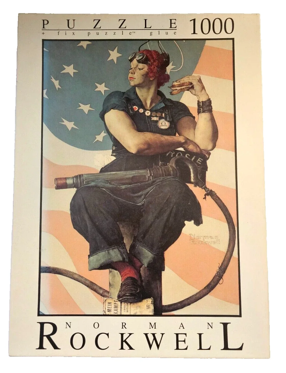 Fink & Co Puzzle 1000pc Rosie the Riveter by Norman Rockwell